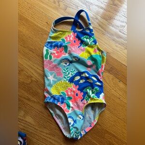 Colorful Fish Print Swimsuit